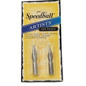 Speedball Artists' Pen Points Blue Banner 512,513EF